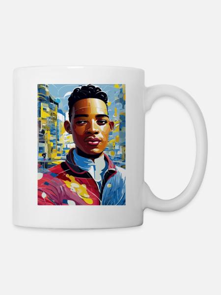 Ein junger Künstler (Kunstsammlung) - Tasse - Weiß
