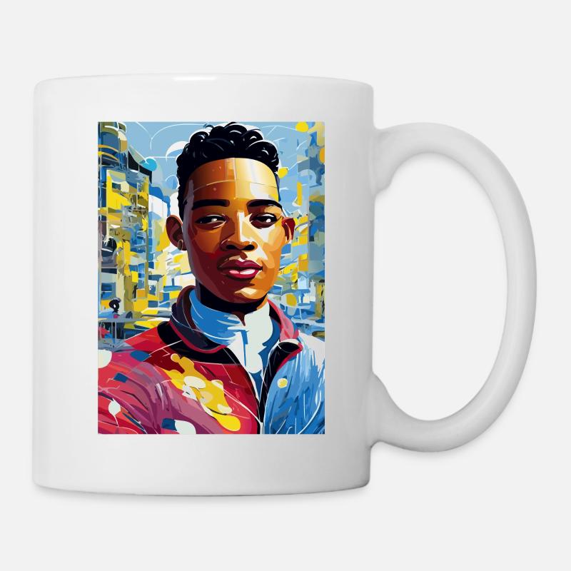 A Young Artist (Artwork Collection) - Mug - white