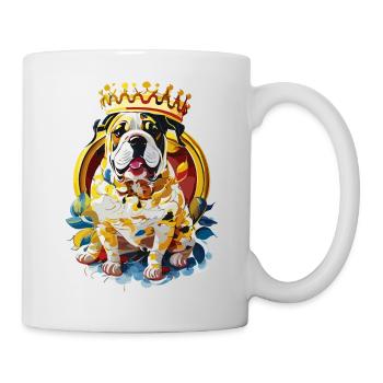 Königlicher Hund (Sammlung Kunstwerke) - Tasse - Weiß - Rechts