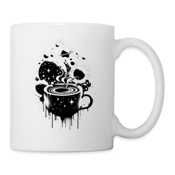 There's a universe in your morning coffee - Mug - white - Right