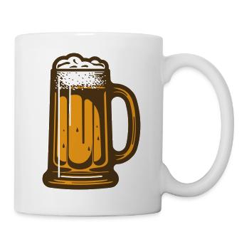 Ambiance de bière - Mug blanc - blanc - Droite