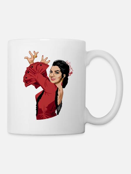 LOLA Flamenca - Mug blanc - blanc