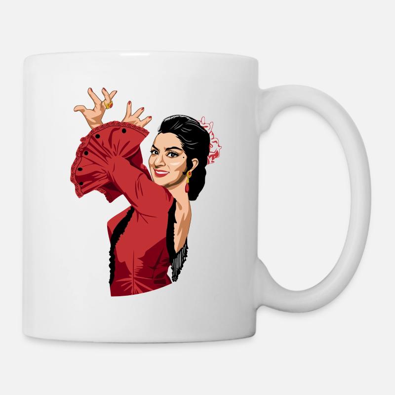 LOLA Flamenca - Mug blanc - blanc