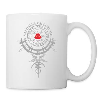 Wikinger valhalla calling me Kelten Nordmänner - Tasse - Weiß - Rechts