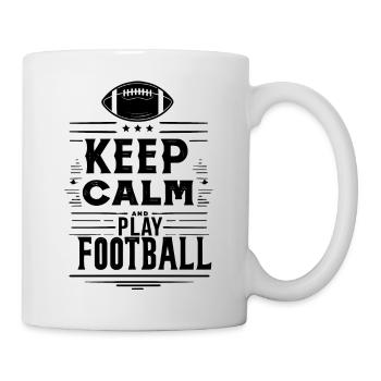 Keep Calm and Play Football - Mug - white - Right