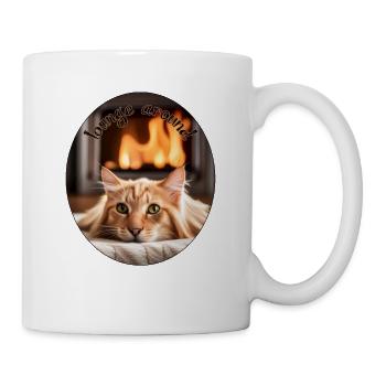 Lazy cat3 - Tasse - Weiß - Rechts
