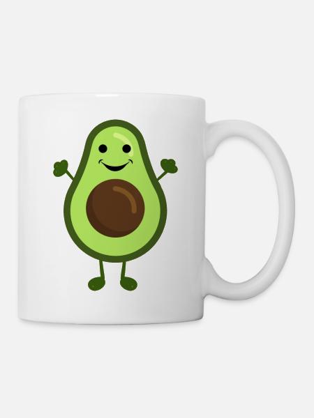Avocado - Tasse - Weiß
