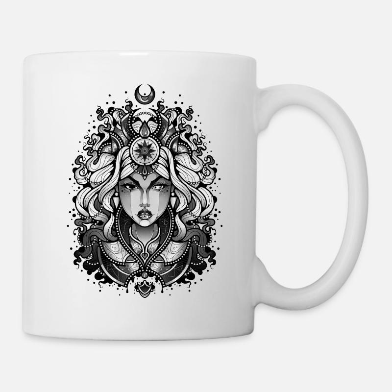 Sorcière de la lune - Mug blanc - blanc