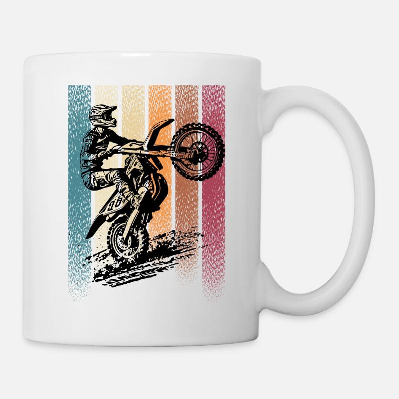 motocross - Mug - white
