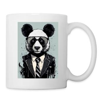 Panda costume smoking panda géant - Mug blanc - blanc - Droite