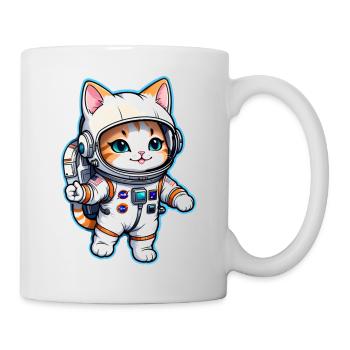 Astronaut Cat - Space - Mug - white - Right