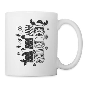 Weihnachten Weihnachtsmann Weihnachtsmann ungezogene Feiertage Winter - Tasse - Weiß - Rechts