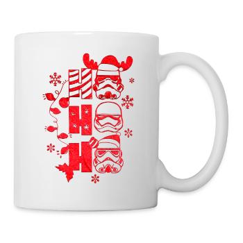 Weihnachten Weihnachtsmann Weihnachtsmann ungezogene Feiertage Winter - Tasse - Weiß - Rechts