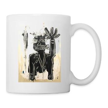 Hallo - Tasse - Weiß - Rechts