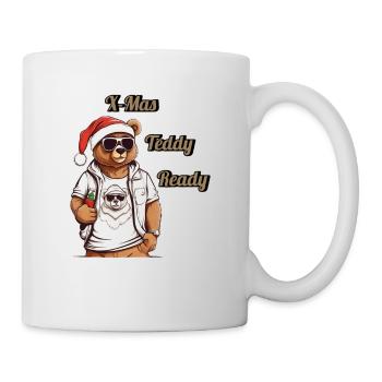 XMAS-Teddy - Tasse - Weiß - Rechts
