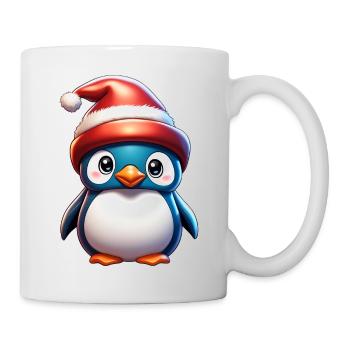 Pinguin / Tier / Weihnachten / Winter / Kindlich - Tasse - Weiß - Rechts