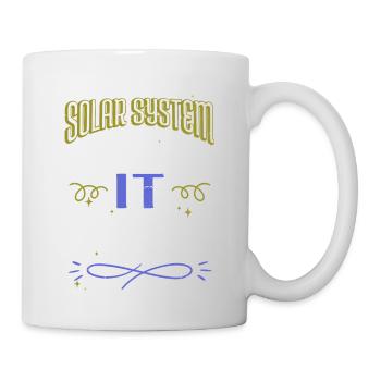 sayings quote telescope physics conspiracy - Tasse - Weiß - Rechts