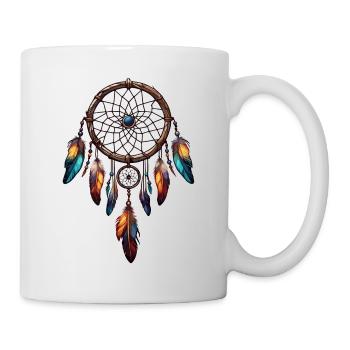 Dreamcatcher / Spiritual / Esotericism / Culture - Mug - white - Right