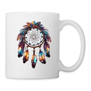 Dreamcatcher / Spiritual / Esotericism / Culture - Mug - white - Right