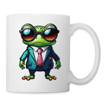 Frog / Animal / Quack / Toad / Pond / Hop - Mug - white - Right
