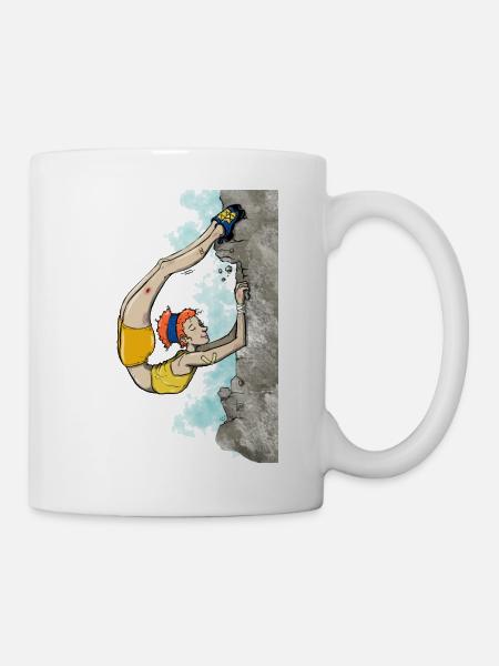 Grimpeur flexible - Mug blanc - blanc