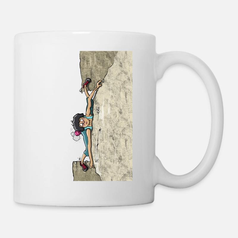 Escalade d’intersection - Mug blanc - blanc