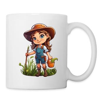 Farmer / Farmer / Farm / Harvest / Woman - Mug - white - Right