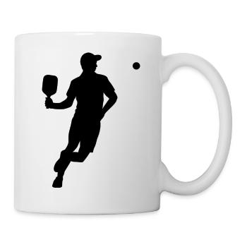 Pickleball - Tasse - Weiß - Rechts