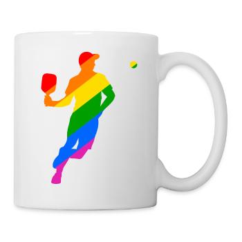 LGBTQ Pickleball - Mug - white - Right