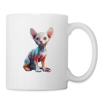 Sphynx Cat flowers - Mug - white - Right