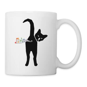 Cat - Mug - white - Right