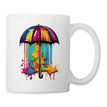 Umbrella / Weather / Precipitation / Raindrops - Mug - white - Right