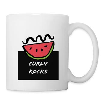 CURLY ROCKS - Tasse - Weiß - Rechts