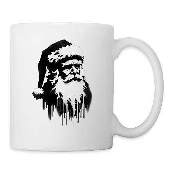 Weihnachtsmann Santa Claus - Tasse - Weiß - Rechts