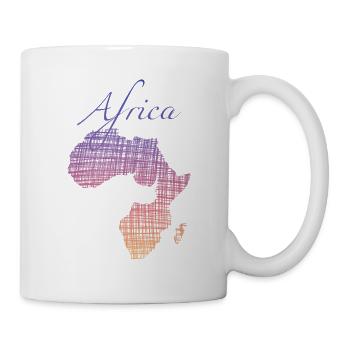 Africa - Tasse - Weiß - Rechts