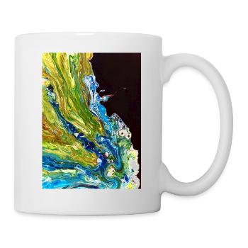 Abstract landscape - Mug - white - Right
