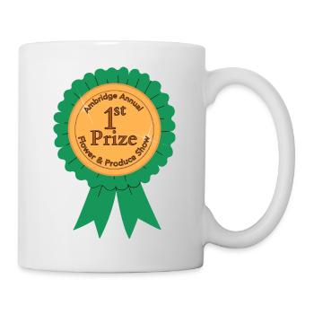 Ambridge Annual Flower and Produce Show Rosette. - Mug - white - Right