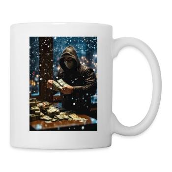 Weihnachten Gangster - Tasse - Weiß - Rechts