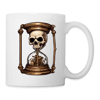 Hourglass / Timepiece / Antique /Grains of Sand / Drain - Mug - white - Right