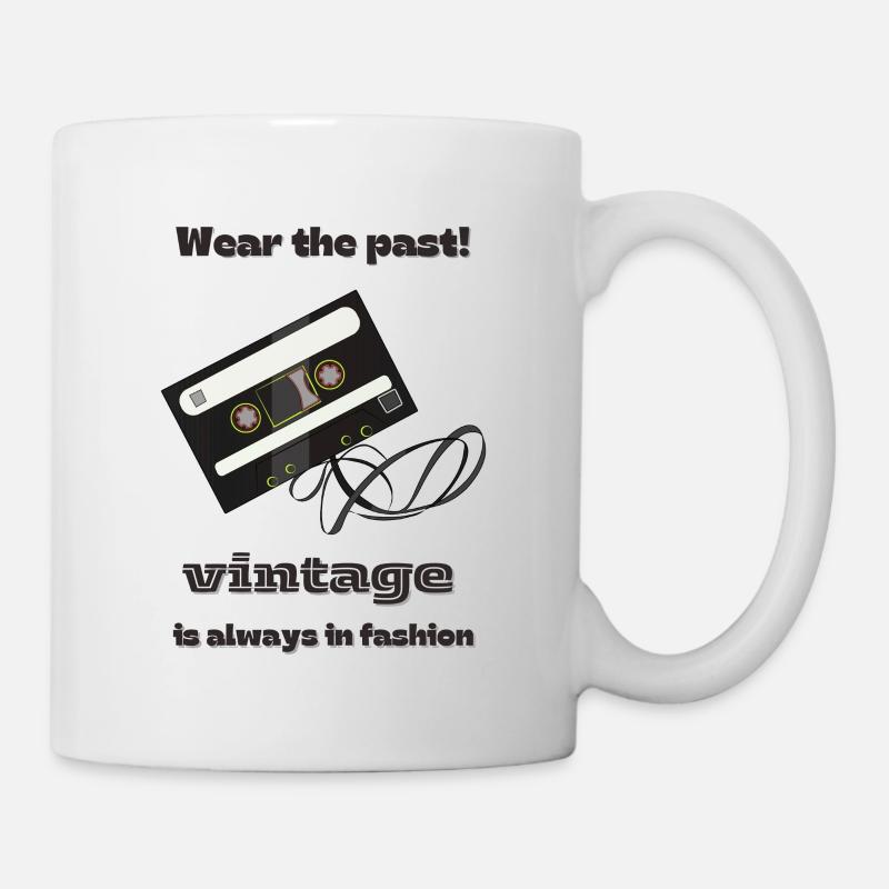 Cassettes vintage - Mug blanc - blanc