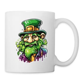 Leprechaun / Leprechaun / Vert / Gingembre / Irlande - Mug blanc - blanc - Droite