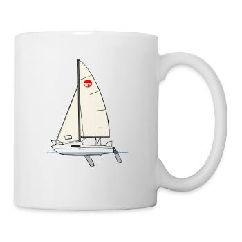 FAM Jollenkreuzer - Tasse - Weiß - Rechts