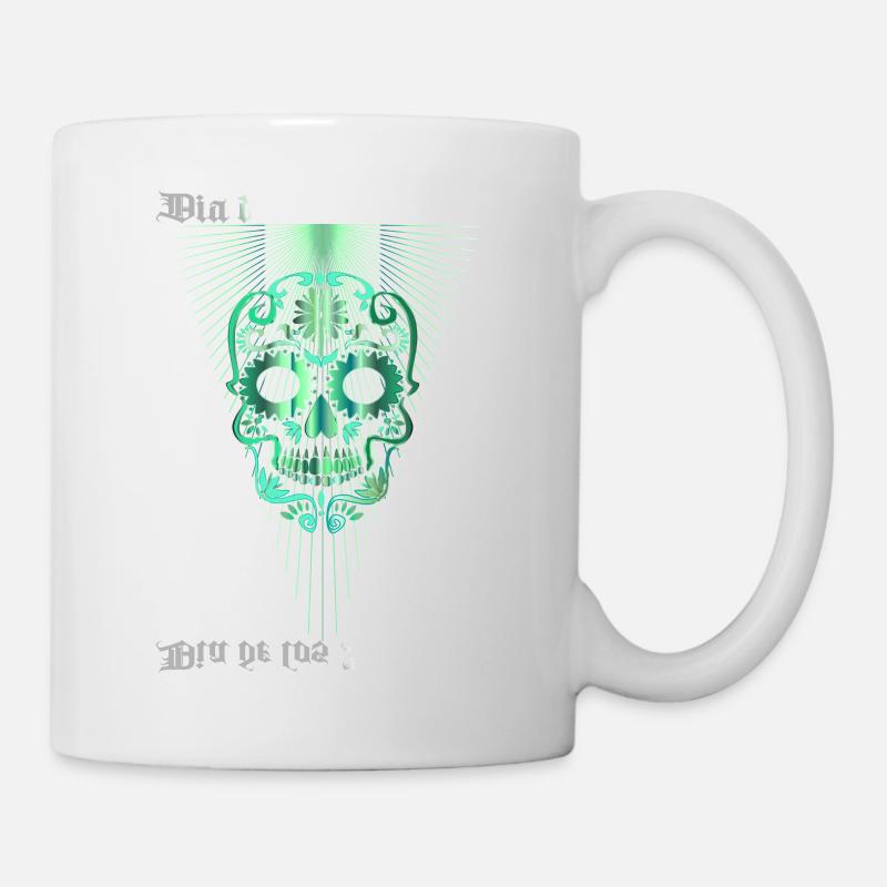 dia de los muertos - Tasse - Weiß