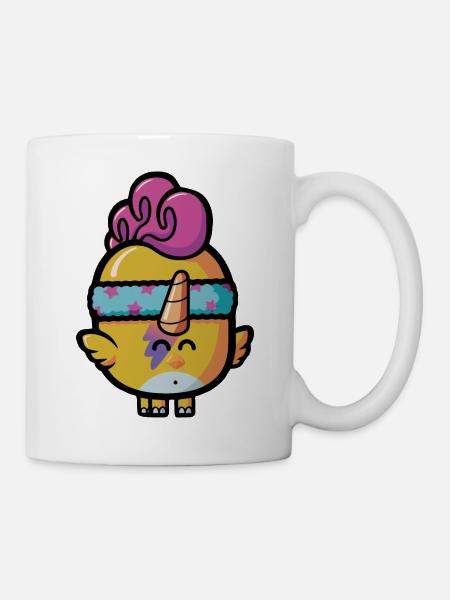 Licorne Poussin - Mug blanc - blanc