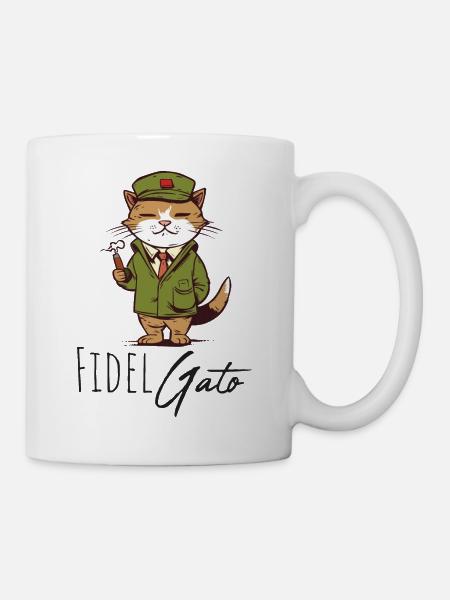 Fidel Gato - Tasse - Weiß
