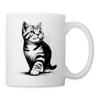 Adorable Kitten Pawsitively Charming Pet Lover - Mug - white - Right
