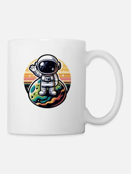 Petit astronaute - Mug blanc - blanc