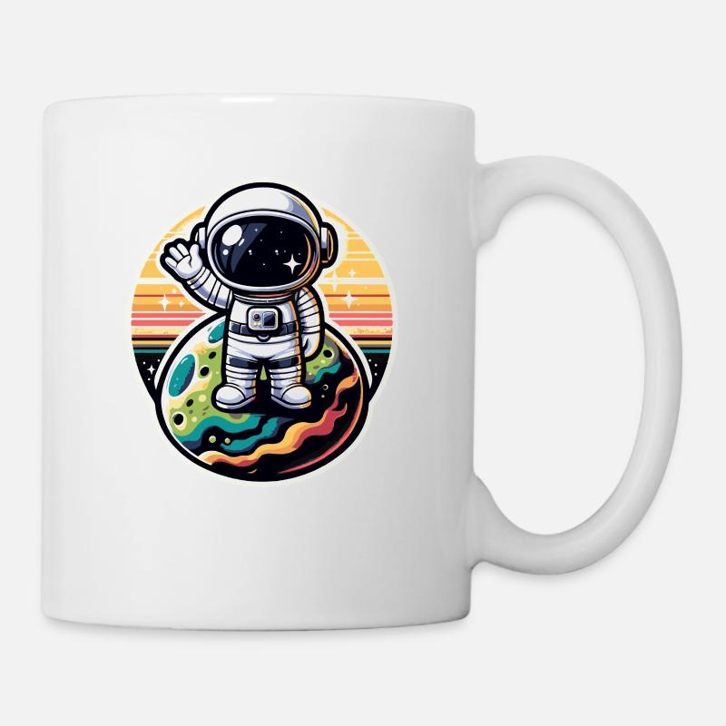Kleiner Astronaut - Tasse - Weiß