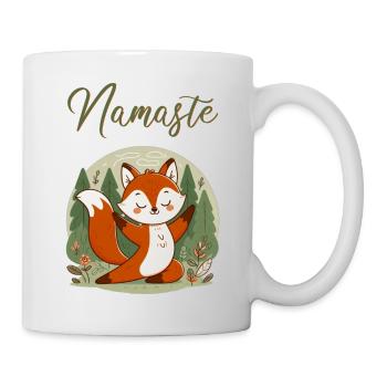 Yoga Fuchs - Tasse - Weiß - Rechts