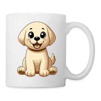 Cute baby labrador - Mug - white - Right